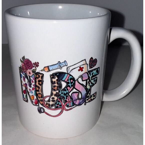 Nurse Coffee Mug 16 oz Ceramic Cup New in Box Gift for Nurse Nursing Student - Picture 2 of 2